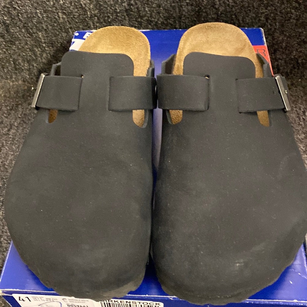 Birkenstock Boston black 10 medium